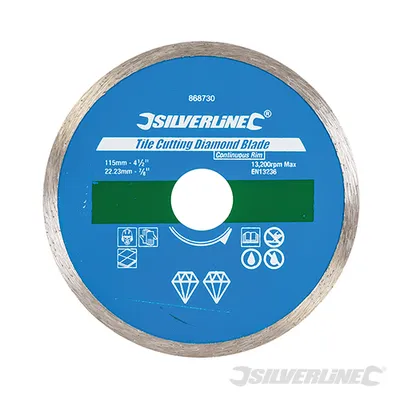 Produktbild von Silverline 868730 Diamanttrennscheibe für Fliesen