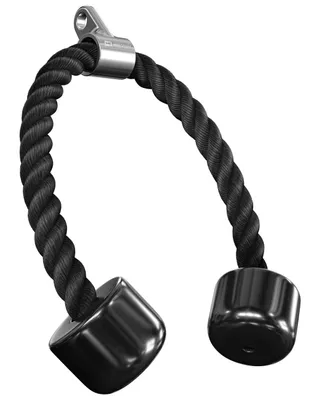 Produktbild von Hop-Sport Trizepsseil 72 cm – Nylon Kabelzug Seil mit Griff – Fitness Zubehör für Bizeps Trizeps Pull Down & Kraftstation Training
