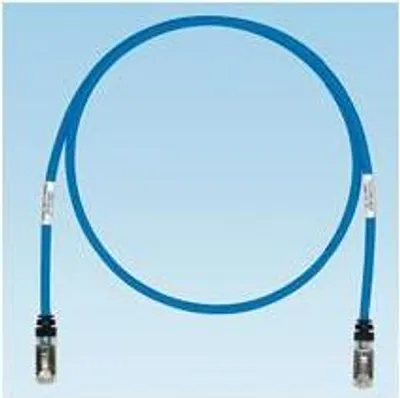 Image de Panduit TX6A, 10Gig, Cat6A, 3m câble réseau bleu S/FTP (S-STP)