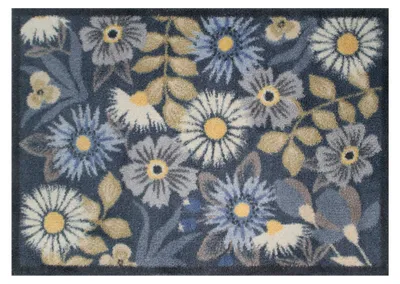 Produktbild von Floornovo Schmutzfangmatte Natur Schmutzfang - 85 cm x 60 cm - Wiesengrund - waschbare Fußmatte Innen und übderdachte Außenbereiche