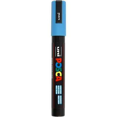 Produktbild von Uni-Ball uni POSCA PC-5M, Schwarz, Blau