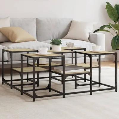 Produktbild von Couchtisch Sonoma-Eiche 91x91x40 cm Holzwerkstoff , Couchtische 2024 Neu