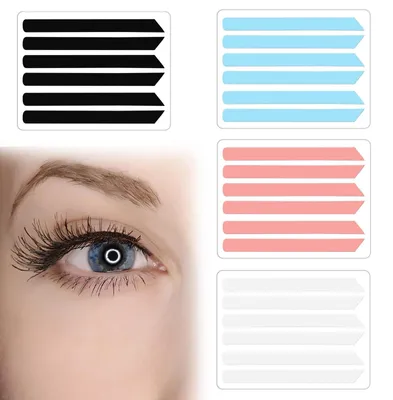 Produktbild von Wimpernlifting Tape 24 Stück - Wiederverwendbare Pads - Silikon Kompensator - Wimpern curl Effekt - Fixieren/Liften - Schnelle Wirkung - Wimpernlifting Pads