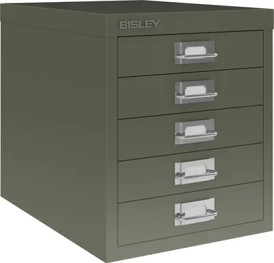Produktbild von Bisley MultiDrawer Schubladenschrank - Farbe: Olivgrün