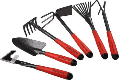 Produktbild von Famanu Gartengeräte Set 6-teilig - inklusive Unkrautentferner und Handwerkzeugen