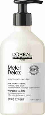 Produktbild von L´Oréal Professionnel Série Expert Metal Detox Professional Care Anti-deposit Protector Reinigungsbalsam für Schutz und Glanz des Haares 500 ml