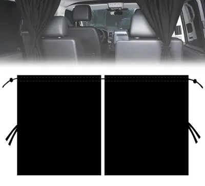 Immagine prodotto di Tendina parasole auto - Oscurante - Rimovibile - 140 x 82 cm - Set da 2 - Per campeggio