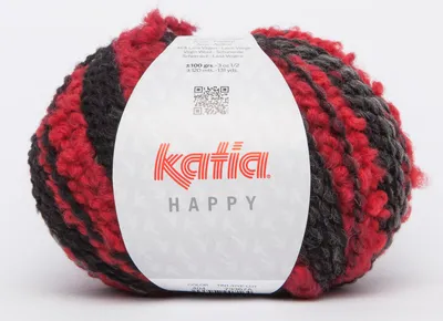 Produktbild von HAPPY von Katia - ROT (404), ca. 120m/100g