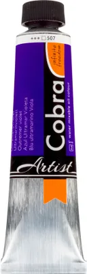 Image de Cobra Artist Peinture à l'huile miscible à l'eau Tube 40 ml violet outremer 507