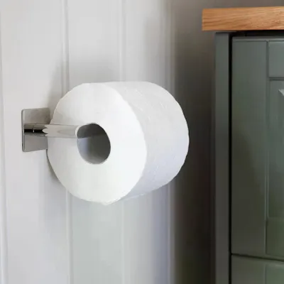 Produktbild von Smedbo CUBE Toilettenpapierhalter. Poliert. Selbstklebend. BK4411