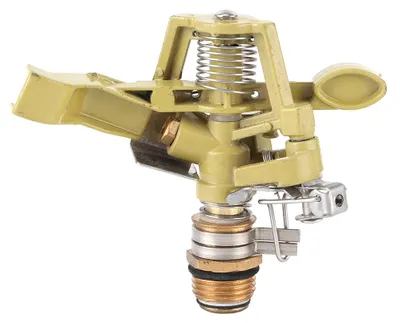 Obrázok produktu pre Vonkajší závit G1/2 Zliatina zinku Sprinkler Otočná rozprašovacia tryska na zavlažovanie trávnika