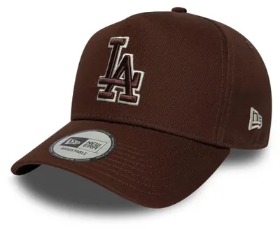 Productafbeelding van New Era MLB 9FORTY E-Frame pet met teamlogo, model "Outline", Los Angeles Dodgers, bruin