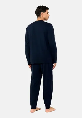 Immagine prodotto di Pigiama uomo EMPORIO ARMANI cotone maglia girocollo pantalone con tasche laterali elastico in vita articolo EM000616 AF14978, EUR XL - CN 180/100A - BR EG - MX EG, Cotone 95%,Spandex 5%