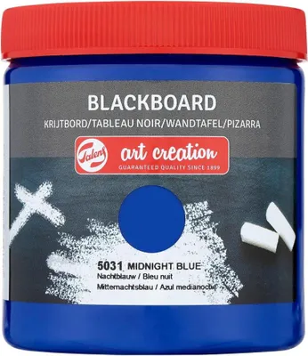 Immagine prodotto di Talens vernice per lavagna vernice a gesso 250 ml blu notte a base d'acqua