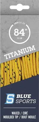 Produktbild von Schnürsenkel Blue Sports Titanium Pro gewachst gelb 72"/183cm