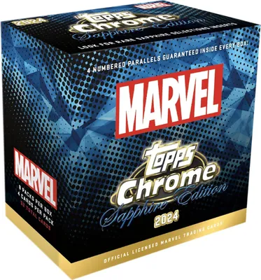 Produktbild von Topps Chrome Marvel 2024 Sapphire Edition Hobby Box EN