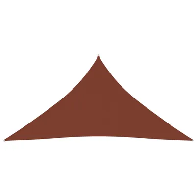 Produktbild von The Living Store Sonnensegel Oxford-Gewebe Dreieckig 3x3x3 m Terracotta-Rot