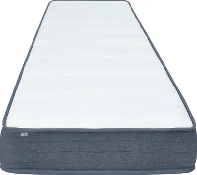 Produktbild von VidaXL 288209, Einzel-/Vollformat, Federkernmatratze, Grau, Weiß, Polyester, Polyester, 1000 mm
