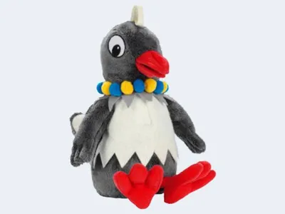 Produktbild von Heunec Frau Elster Plüschfigur, Spielzeug-Vogel, Interaktiv