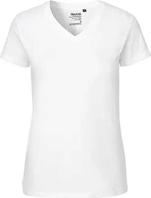 Produktbild von Neutral O81005 | Damen V-neck T-Shirt - Farbe: White - Größe: M