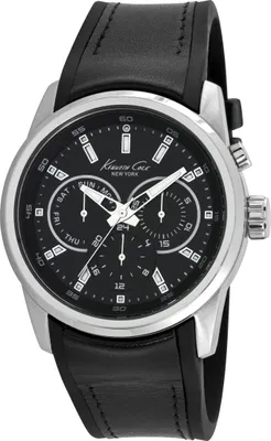 Produktbild von Kenneth Cole New York Herren-Armbanduhr Analog Quarz Leder 10022534