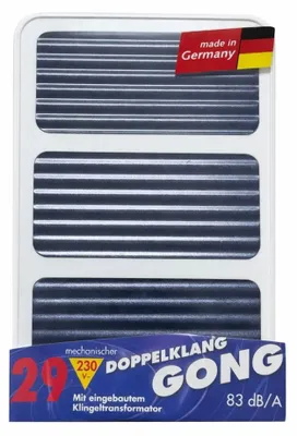 Produktbild von REV Ritter Mechanischer 2-Klang-Gong Weiß/Blau