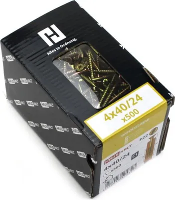 Produktbild von 500x Holzschrauben Schrauben 4 x 40 mm Spanplattenschrauben Kreuzschlitz PZ2