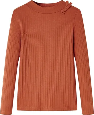 Produktbild von dkd-home-decor Kinder-Langarmshirt Cognac, Gr. 92 (1,5-2 Jahre)
