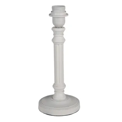 Immagine prodotto di Base per lampada Clayre & Eef Ø 13x32 cm legno bianco