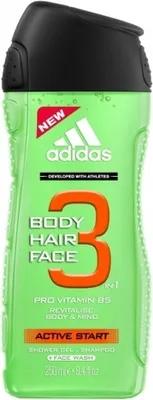 Produktbild von Adidas Active Start 3in1 Duschgel für Männer 400 ml
