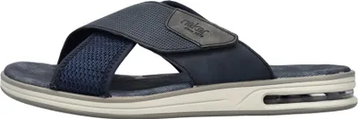 Produktbild von Rieker Herren Pantolette gestrickter Einsatz Riricon Sohle mit Luftpolster 29083, Größe:44 EU, Farbe:Blau