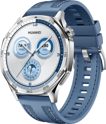 Produktbild von Huawei WATCH GT5 46mm 3.63 cm (1.43") AMOLED Digital 466 x 466 pixels Stainless steel GPS (satellite)