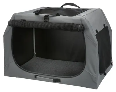 Produktbild von TRIXIE Hundebox Easy - grau - 71 × 49 × 51 cm