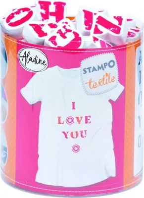 Image de Tampons Stampo Textile - Alphabet