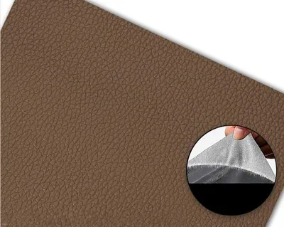 Produktbild von INF Kunstleder Reparaturflicken Selbstklebend 35x137cm für Sofas Möbel 1 Stück Khaki
