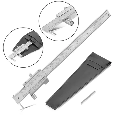Produktbild von STAHLWERK Anreiß Messschieber Messlehre Schieblehre 0-200 mm DIN 862 mit Nonius