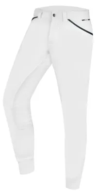 Image de E.L.T Pantalon d'équitation homme Marc Silicone Culotte homme blanc 54