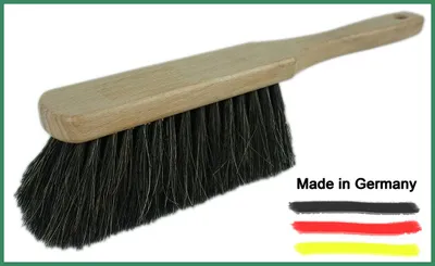 Produktbild von Novaliv 1x Handfeger Rosshaar Hand Brush Handkehrer Schweifhaar Tierhaar Rosshaarbesen