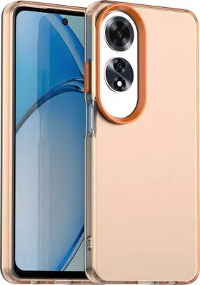 Produktbild von Handyhülle für Oppo A60 Schlank Durchscheinend Matt Stoßfest Schutzhülle Orange