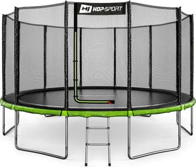 Produktbild von Hop-sport Trampolína 14ft (427 cm) | Moderná trampolína pre deti a dospelých | Čierno/zelená