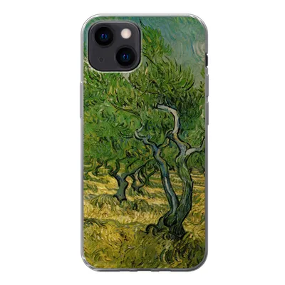 Produktbild von MuchoWow® Handyhülle Schutzhülle Hülle für iPhone 13 mini Olivenhain - Vincent van Gogh Silikon Softcase Handy Hülle - Softcase