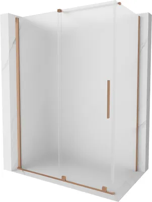 Zdjęcie produktu dla Mexen Velar Kabina Prysznicowa 160x100 cm Szron, Miedź Szczotkowana