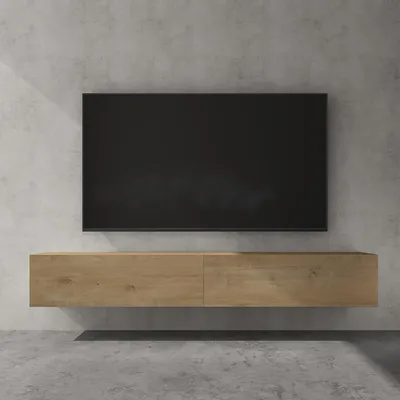 Produktbild von doporro TV Lowboard hängend Fernsehschrank Wohnzimmer | TV-Schrank hängend Fernsehtisch Hängeschrank 240cm Fernsehschrank02