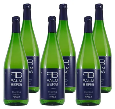 Produktbild von Palmberg Riesling QbA -trocken- (6 x 1,0L)