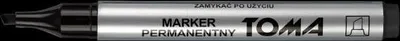 Produktbild von TOMA Permanentmarker abgestumpft schwarz (10 Stück)