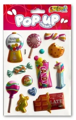 Obrázok produktu pre Naklejki metaliczne Candies - Penmate