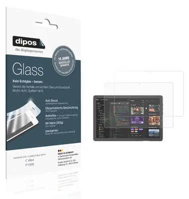 Image de 2x Protection ecrán pour C idea P1300 mat Verre souple Film Protecteur 9H dipos