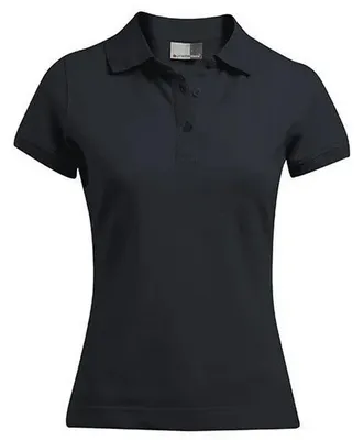 Obrázok produktu pre Promodoro – dámske polo tričko „92/2“ LT3273 (L) (jednofarebné, uhlovočierne)