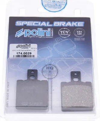 Obrázek produktu pro Organické brzdové destičky Polini kompatibilní s Aprilia RS, RX