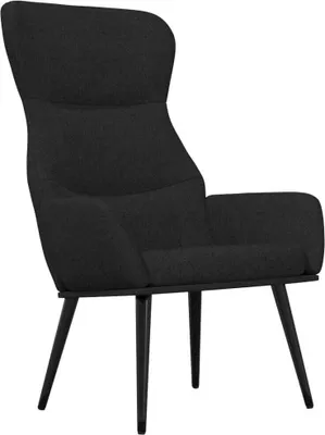 Produktbild von vidaXL Relaxsessel Schwarz Stoff